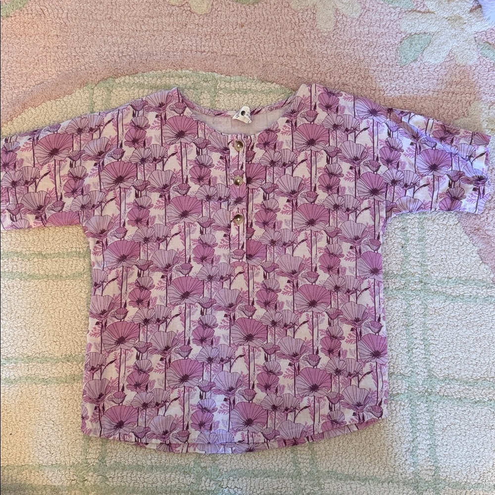 Kate Quinn Organic Cotton Poppy Boxy Top